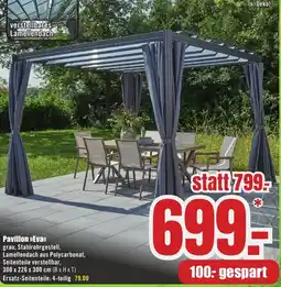 B1 Discount Baumarkt Pavillon Eva Angebot