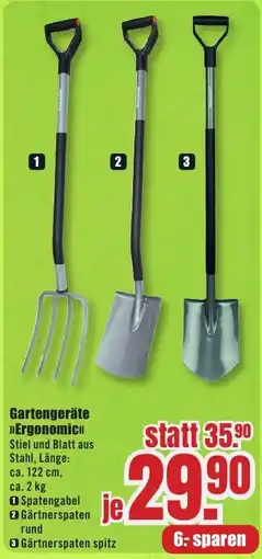 B1 Discount Baumarkt Gartengeräte Ergonomic Angebot
