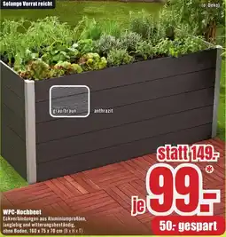 B1 Discount Baumarkt WPC-Hochbeet Angebot