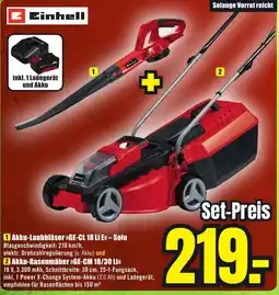 B1 Discount Baumarkt Einhell Akku-Laubbläser GE-CL 18 Li E - Solo Angebot