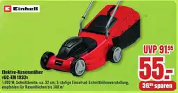 B1 Discount Baumarkt Einhell Elektro-Rasenmäher GC-EM 1032" Angebot