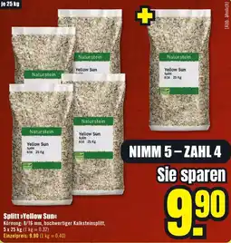 B1 Discount Baumarkt Splitt Yellow Sun Angebot