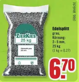 B1 Discount Baumarkt ZIERKIES Edelsplitt Angebot