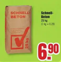 B1 Discount Baumarkt Schnell- Beton Angebot