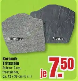 B1 Discount Baumarkt Keramik- Trittstein Angebot