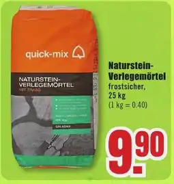 B1 Discount Baumarkt quick-mix Naturstein- Verlegemörtel Angebot