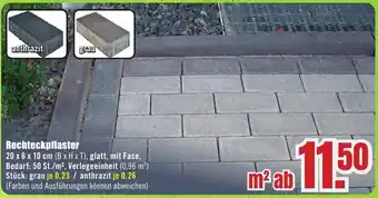 B1 Discount Baumarkt Rechteckpflaster Angebot