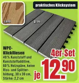 B1 Discount Baumarkt WPC- Klickfliesen Angebot