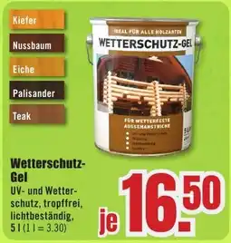 B1 Discount Baumarkt Wetterschutz- Gel Angebot