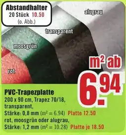 B1 Discount Baumarkt PVC-Trapezplatte Angebot