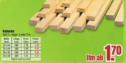 B1 Discount Baumarkt Rahmen Angebot