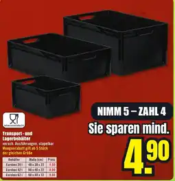 B1 Discount Baumarkt Transport- und Lagerbehälter Angebot