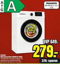 B1 Discount Baumarkt Exquisit Waschmaschine WA8014-340A Angebot