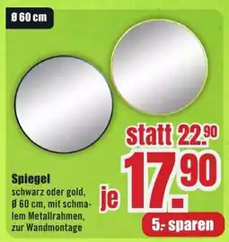 B1 Discount Baumarkt Spiegel Angebot