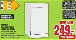B1 Discount Baumarkt Exquisit Geschirrspüler GSP9109-030E Angebot
