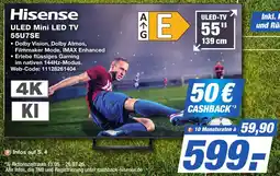 K+B Expert Hisense ULED Mini LED TV 55U7SE Angebot