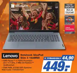 K+B Expert Lenovo Notebook IdeaPad Slim 3 15AMN8 Angebot