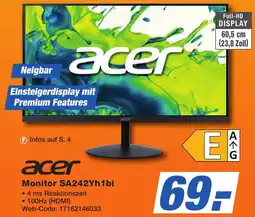 K+B Expert acer Monitor SA242Yh1bi Angebot