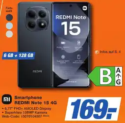 K+B Expert Smartphone REDMI Note 15 4G Angebot