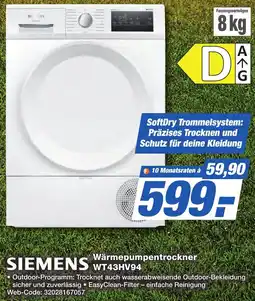K+B Expert SIEMENS Wärmepumpentrockner WT43HV94 Angebot