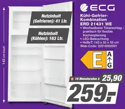 K+B Expert ECG Kühl-Gefrier Kombination ERD 21431 WE Angebot