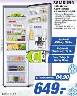 K+B Expert SAMSUNG Kühl-Gefrier Kombination RB34C600CSA/EF Angebot