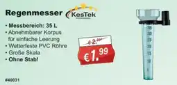 Stabilo Fachmarkt Regenmesser KesTek Angebot