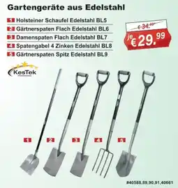 Stabilo Fachmarkt KesTek Gartengeräte aus Edelstahl Angebot