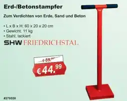 Stabilo Fachmarkt Erd-/Betonstampfer SHW FRIEDRICHSTAL Angebot