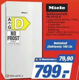 K+B Expert Miele Gefrierschrank FN 4312 D Angebot