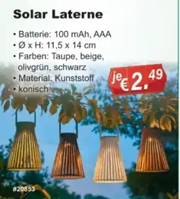 Stabilo Fachmarkt Solar Laterne Angebot