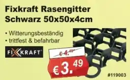 Stabilo Fachmarkt Fixkraft Rasengitter Schwarz 50x50x4cm Angebot