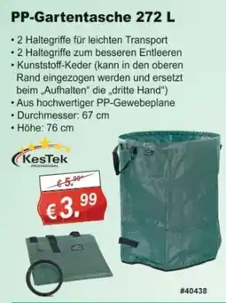 Stabilo Fachmarkt KesTek PP-Gartentasche 272 L Angebot