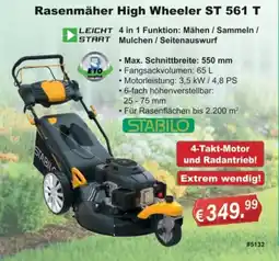 Stabilo Fachmarkt STABILO Rasenmäher High Wheeler ST 561 T Angebot