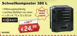 Stabilo Fachmarkt Fixkraft Schnellkomposter 380 L Angebot