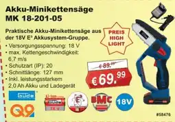 Stabilo Fachmarkt Güde Akku-Minikettensäge MK 18-201-05 Angebot
