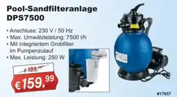 Stabilo Fachmarkt Pool-Sandfilteranlage DPS7500 Angebot