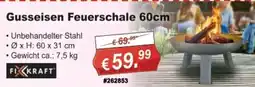 Stabilo Fachmarkt Fixkraft Gusseisen Feuerschale 60cm Angebot