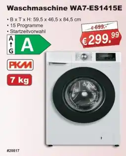 Stabilo Fachmarkt PKM Waschmaschine WA7-ES1415E Angebot