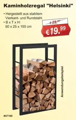 Stabilo Fachmarkt Kaminholzregal "Helsinki" Angebot