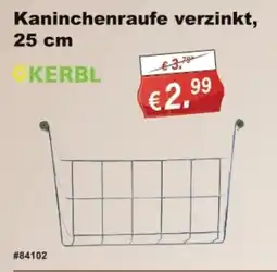 Stabilo Fachmarkt KERBL Kaninchenraufe verzinkt, 25 cm Angebot