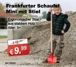 Stabilo Fachmarkt Frankfurter Schaufel Mini mit Stiel Angebot