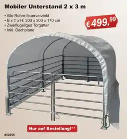 Stabilo Fachmarkt Mobiler Unterstand 2 x 3 m Angebot