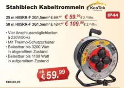 Stabilo Fachmarkt KesTek Stahlblech Kabeltrommeln Angebot