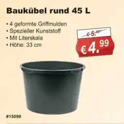 Stabilo Fachmarkt Baukübel rund Angebot