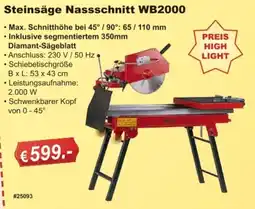 Stabilo Fachmarkt Steinsäge Nassschnitt WB2000 Angebot
