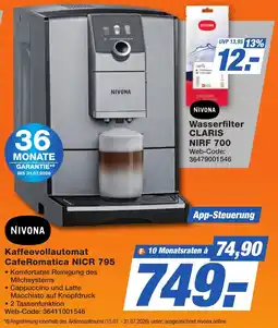 K+B Expert NIVONA Kaffeevollautomat CafeRomatica NICR 795 Angebot