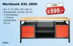 Stabilo Fachmarkt Werkbank XXL 2000 Angebot