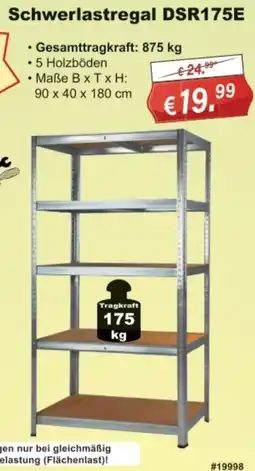 Stabilo Fachmarkt Schwerlastregal DSR175E Angebot