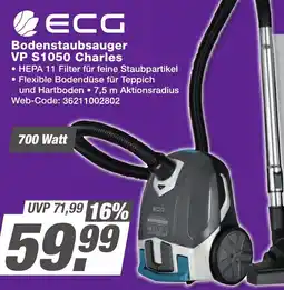 K+B Expert ECG Bodenstaubsauger VP S1050 Charles Angebot